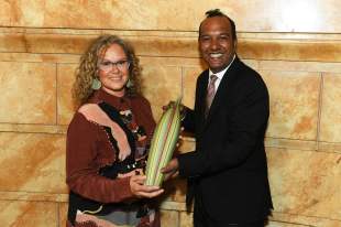 Leah Purcell and Nashen Moodley 14th APSA Awards