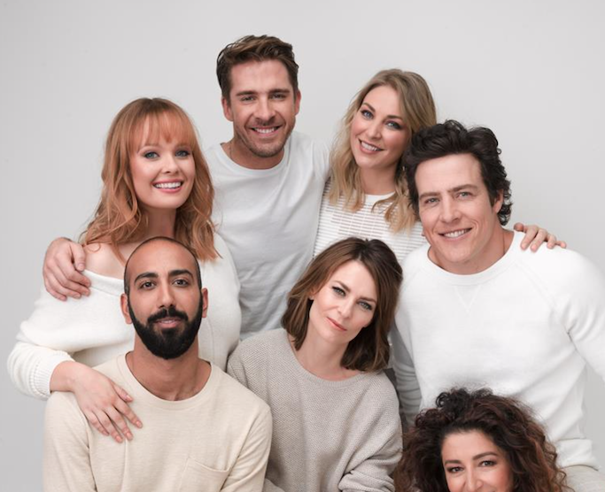 Cast of Five Bedrooms looking wholesome