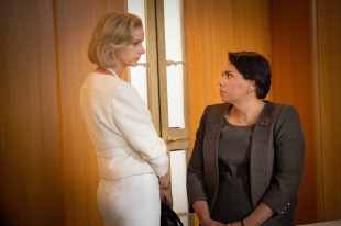 Deborah Mailman glares at her boss