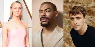 Saoirse Ronan, Aaron Pierre and Paul Mescal headshots