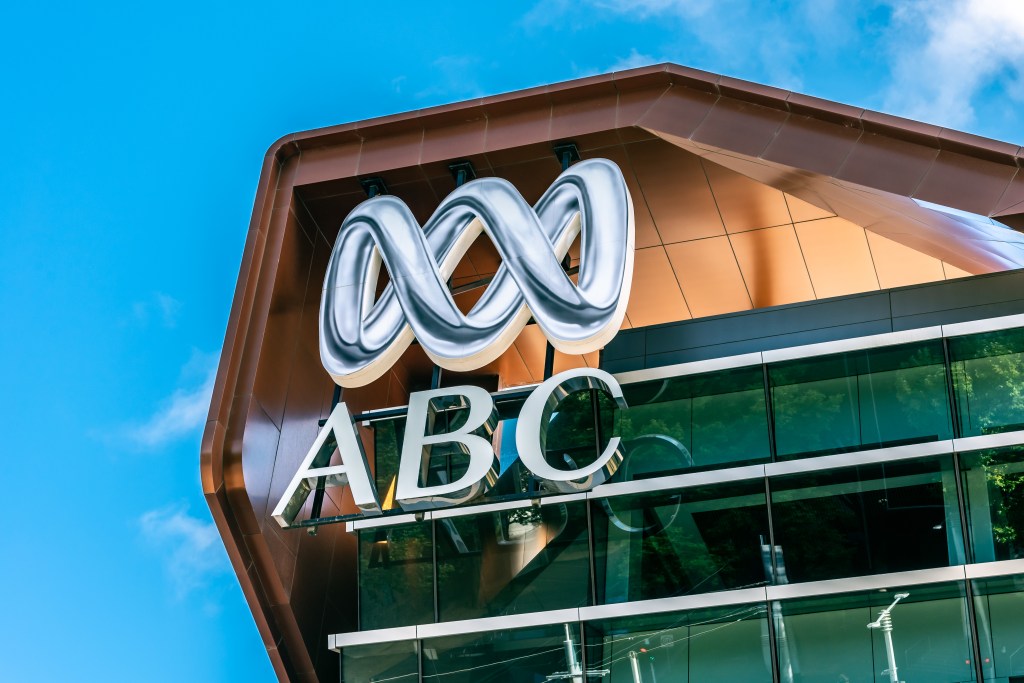 ABC logo on building, Melbourne.