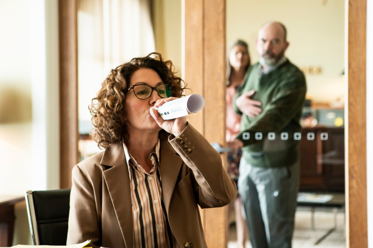 Kitty Flanagan in Fisk. Image: ABC.