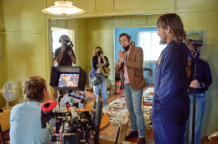 Boy Swallows Universe behind the scenes shot in Brisbane. Image: Netflix.