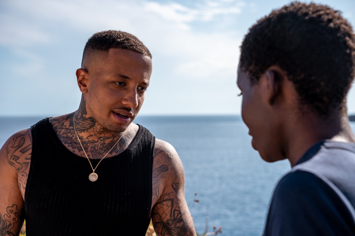 Greek Rapper Light And British Actor Nicky Dune In The Aegean. Image Supplied.