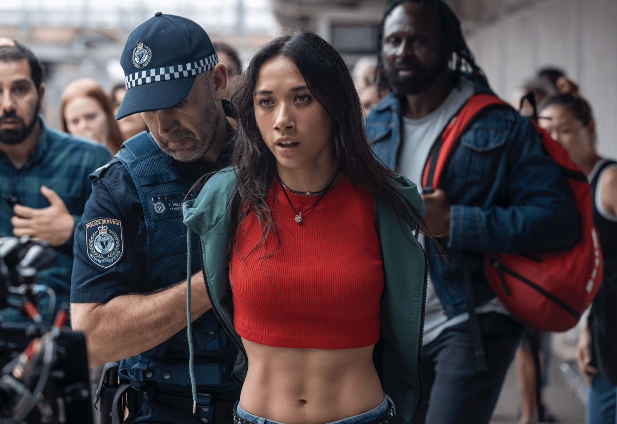 Zoë Boe as Dalia in Stan Original, Critical Incident. Image: Stan.