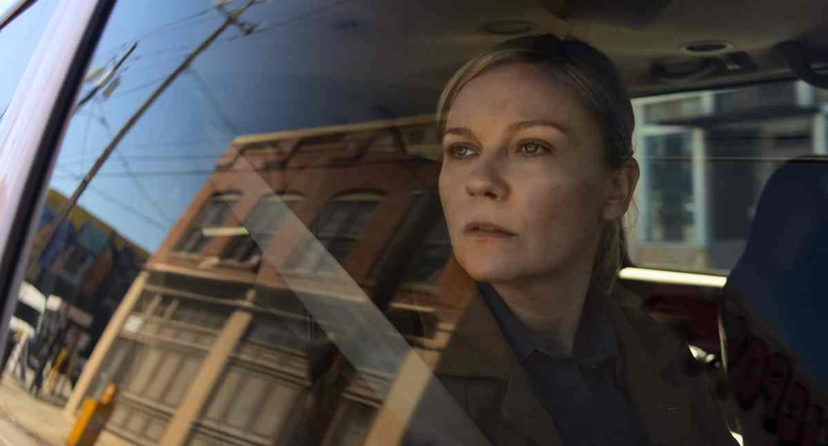 Kirsten Dunst in Civil War. Image: A24/Village Roadshow