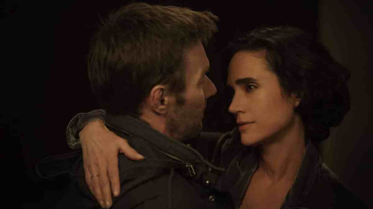 Joel Edgerton and Jennifer Connelly in a still from Dark Matter on Apple TV+.