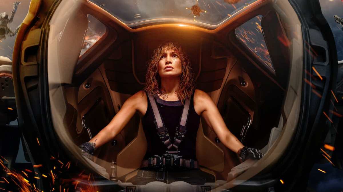 Atlas, Starring Jennifer Lopez. Image: Netflix