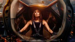 Atlas, starring Jennifer Lopez. Image: Netflix
