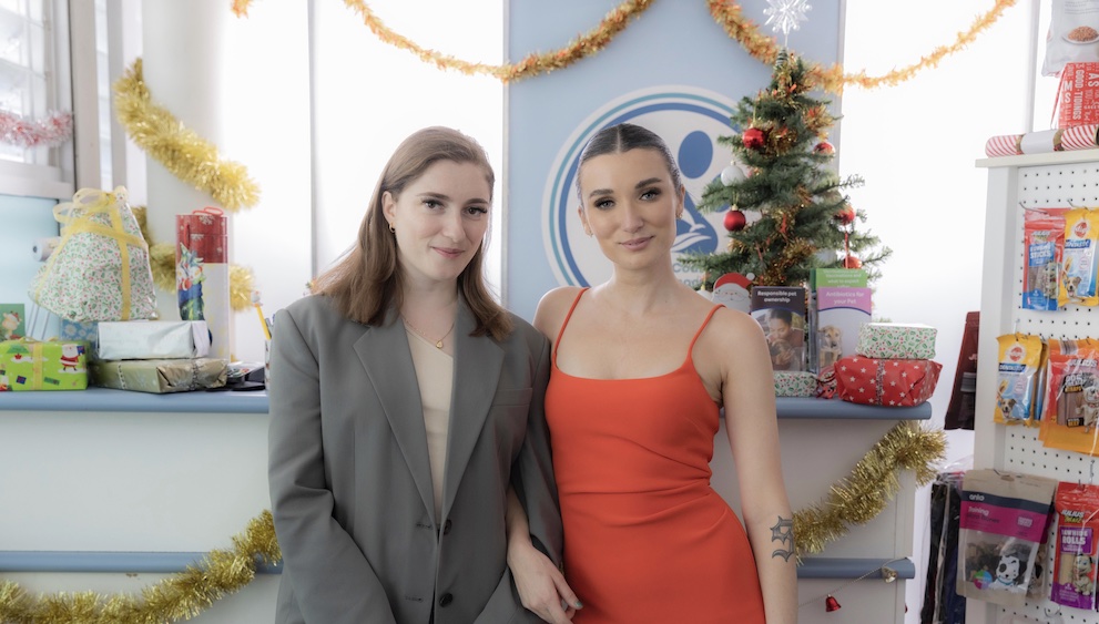 Stan Christmas movie creators Jenna Owen and Vic Erbst