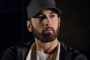 Eminem in How Music Got Free. Image: Paramount+