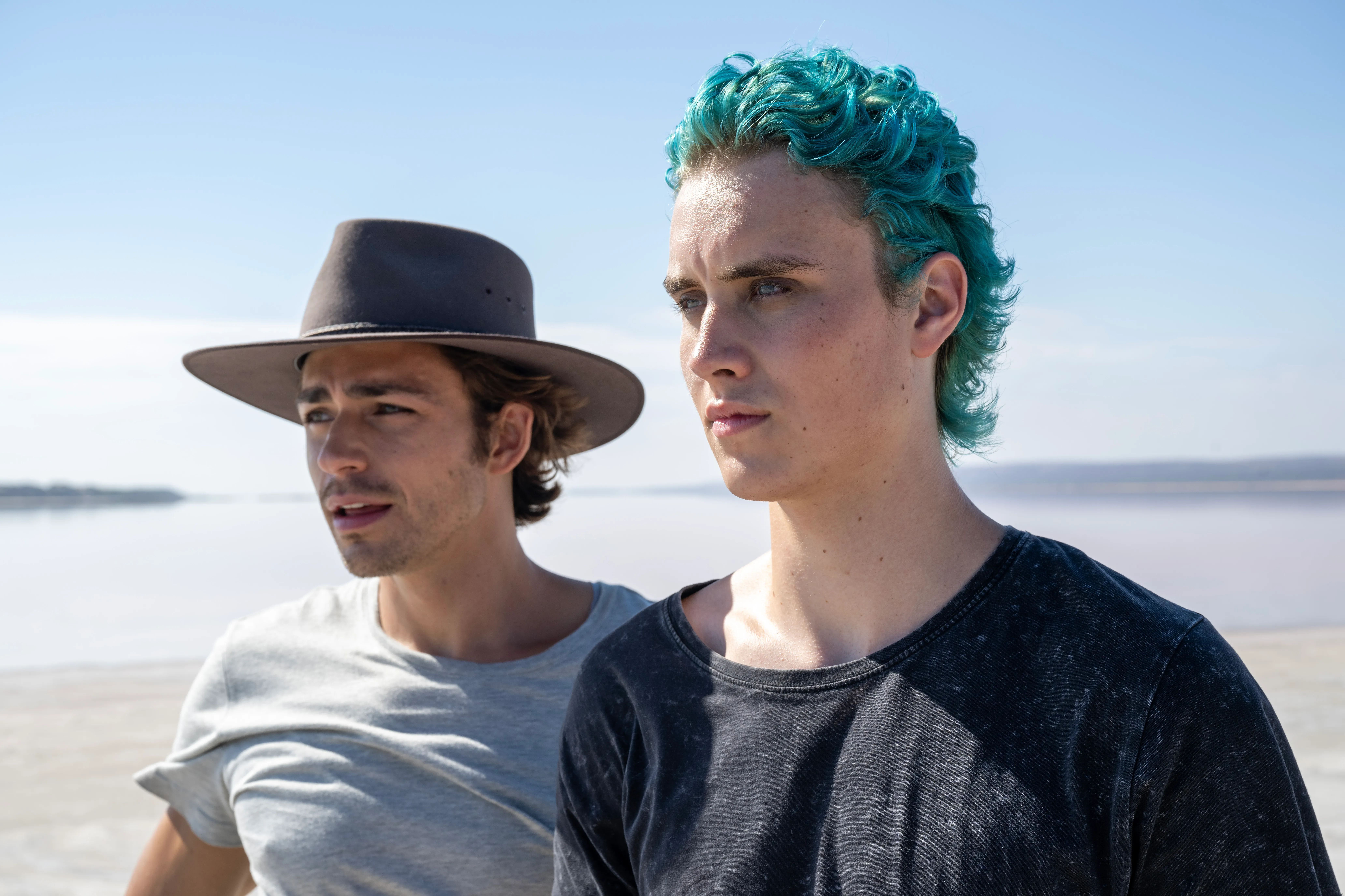 Joseph Zada As Charlie Roth With Joe Klocek As Matt Jones, Invisible Boys -  Photograph By David Dare Parker