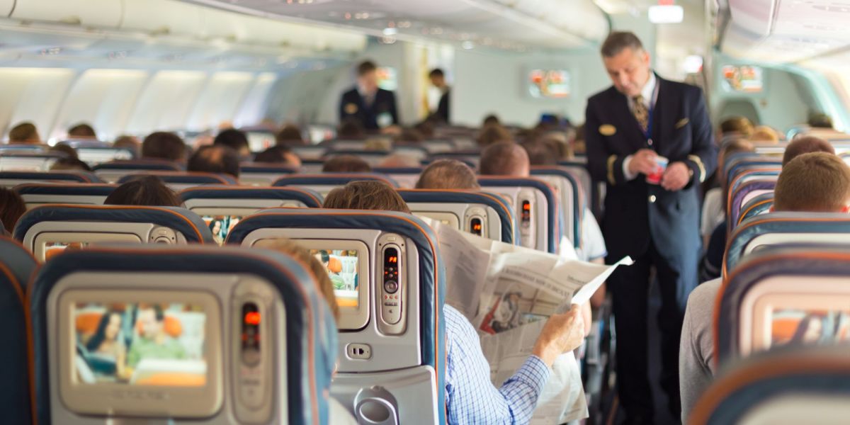 The Entertainment System Is Down Explores The 'Horrors' Of In-Flight Tv Malfunction. Image: Canva