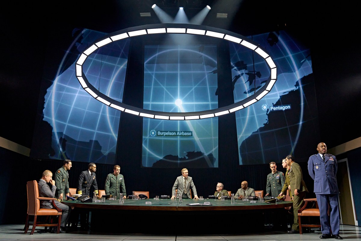 National Theatre Live: Dr. Strangelove. Image: Manuel Harlan
