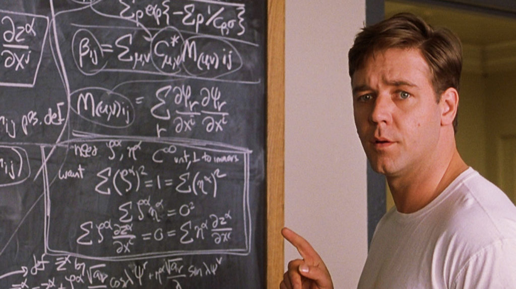 A Beautiful Mind. Image: Dreamworks Pictures. 2002 Best Picture Oscar.
