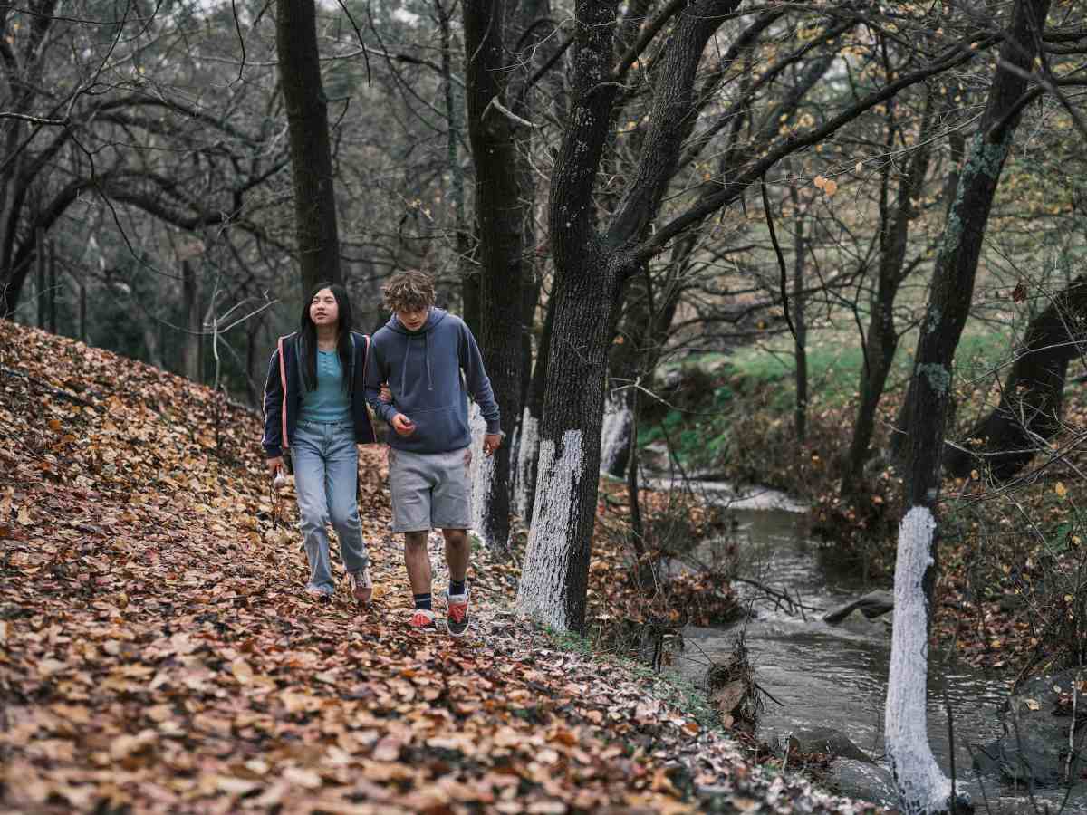 Sora Wong And Billy Barratt On The Set Of Bring Her Back. Image: A24.