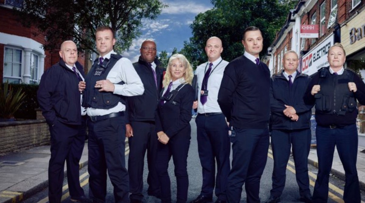 Call the Bailiffs. Image: Channel 5. Streaming on BritBox.