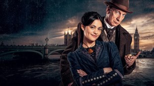 Sherlock & Daughter. Image: Fionn McCann/ Starlings Entertainment. Streaming on SBS On Demand.