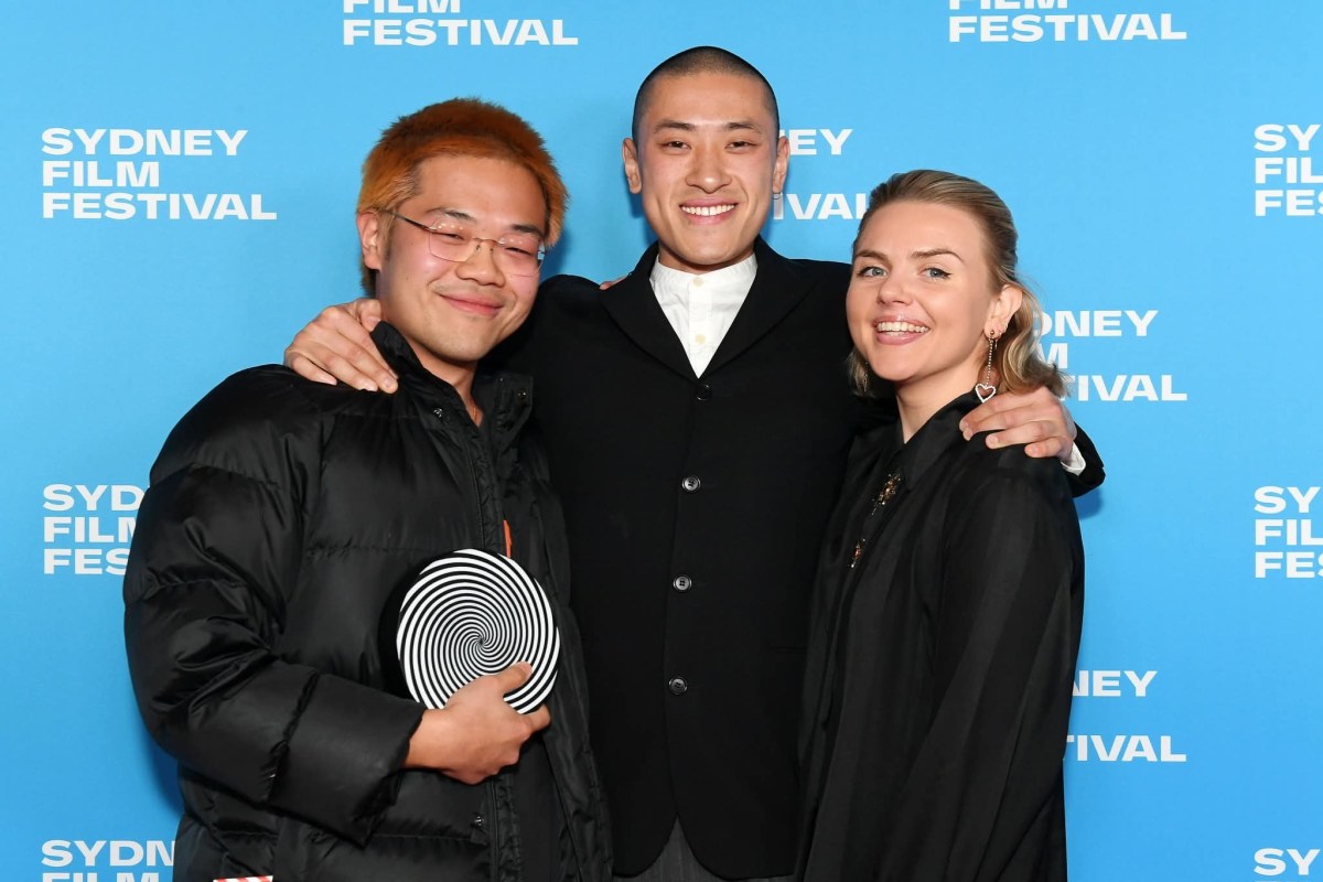The Digital Originals Team Behind Banana Milkshake - Johnathan Lo, David Ma, And Georgia Noe. Image: Sbs/Nitv