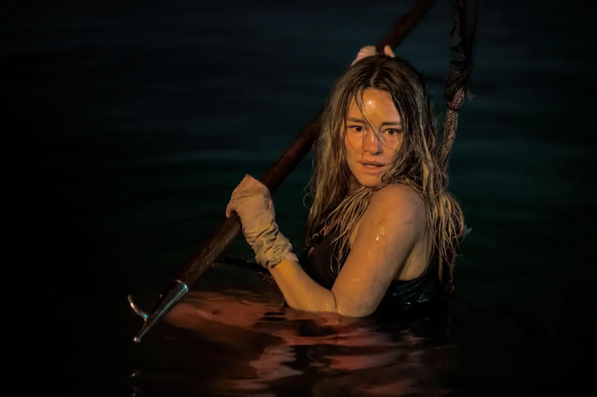Hassie Harrison In Dangerous Animals. Image: Kismet Movies.