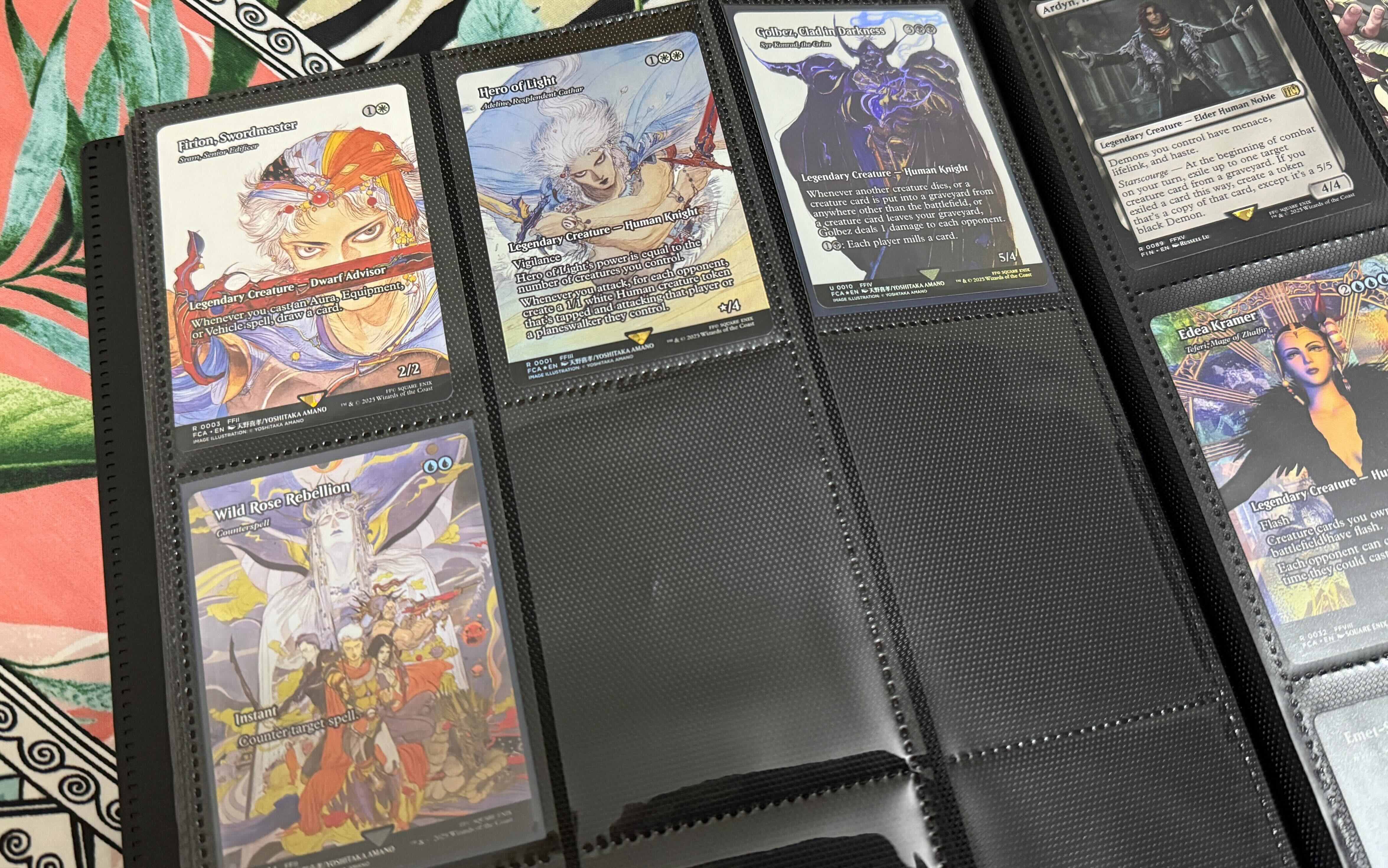 Final Fantasy Magic: The Gathering Yoshitaka Amano Art Cards