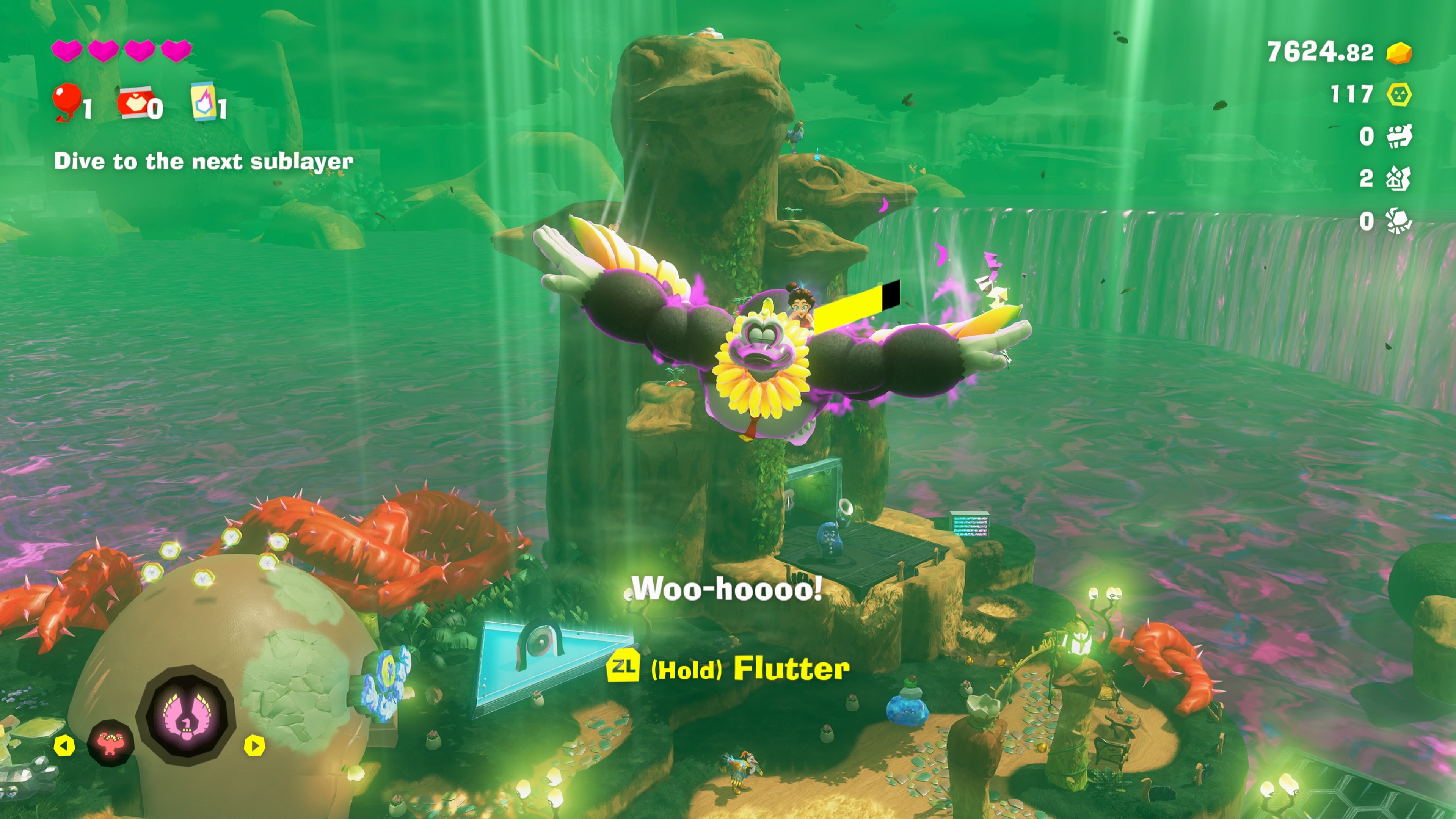 Donkey Kong Bananza Bird Form