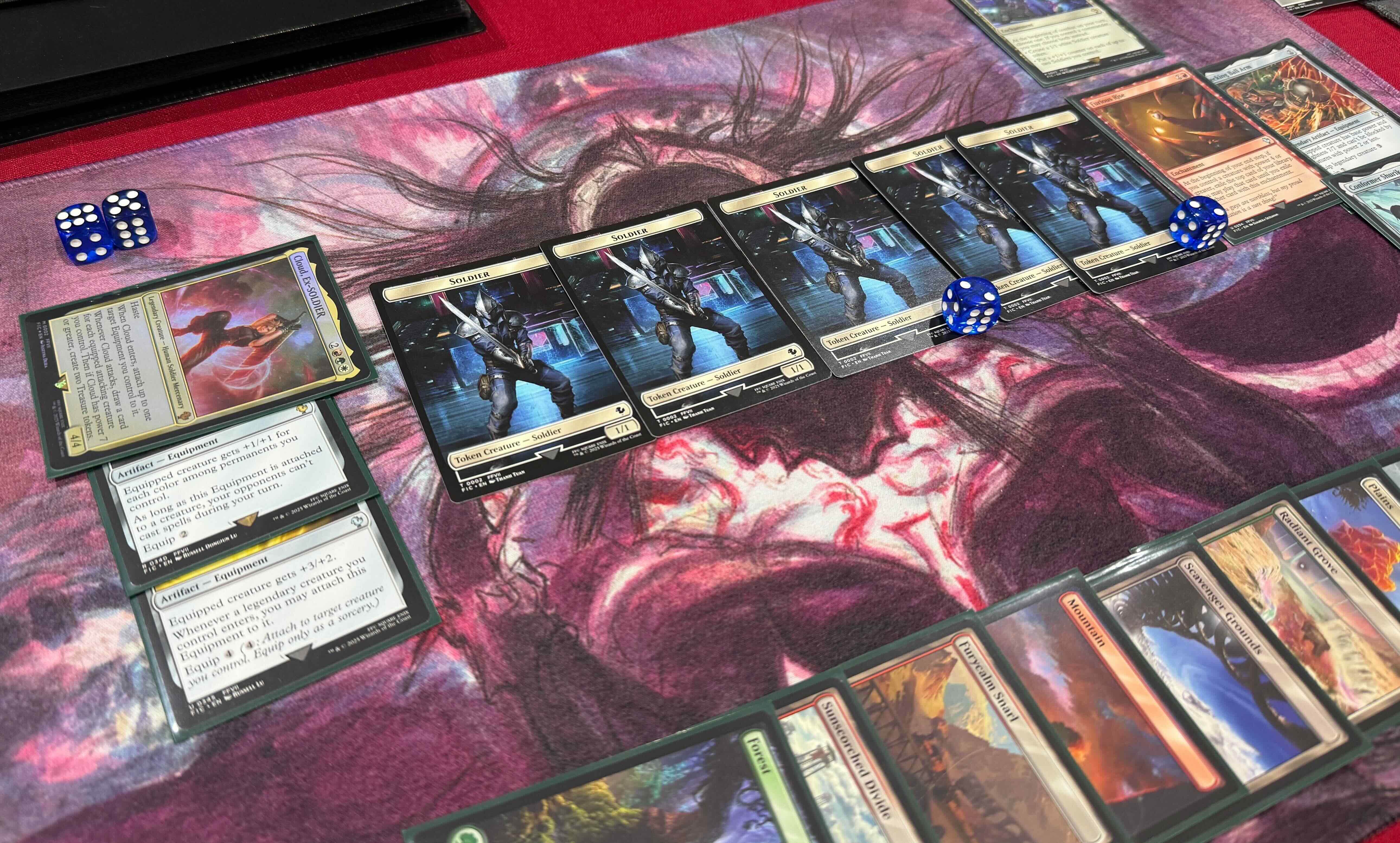 Final Fantasy Magic: The Gathering Cloud Commander Deck