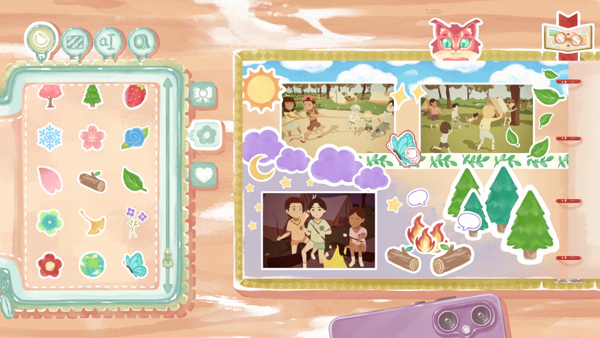 Instants Endflame Scrapbooking Game
