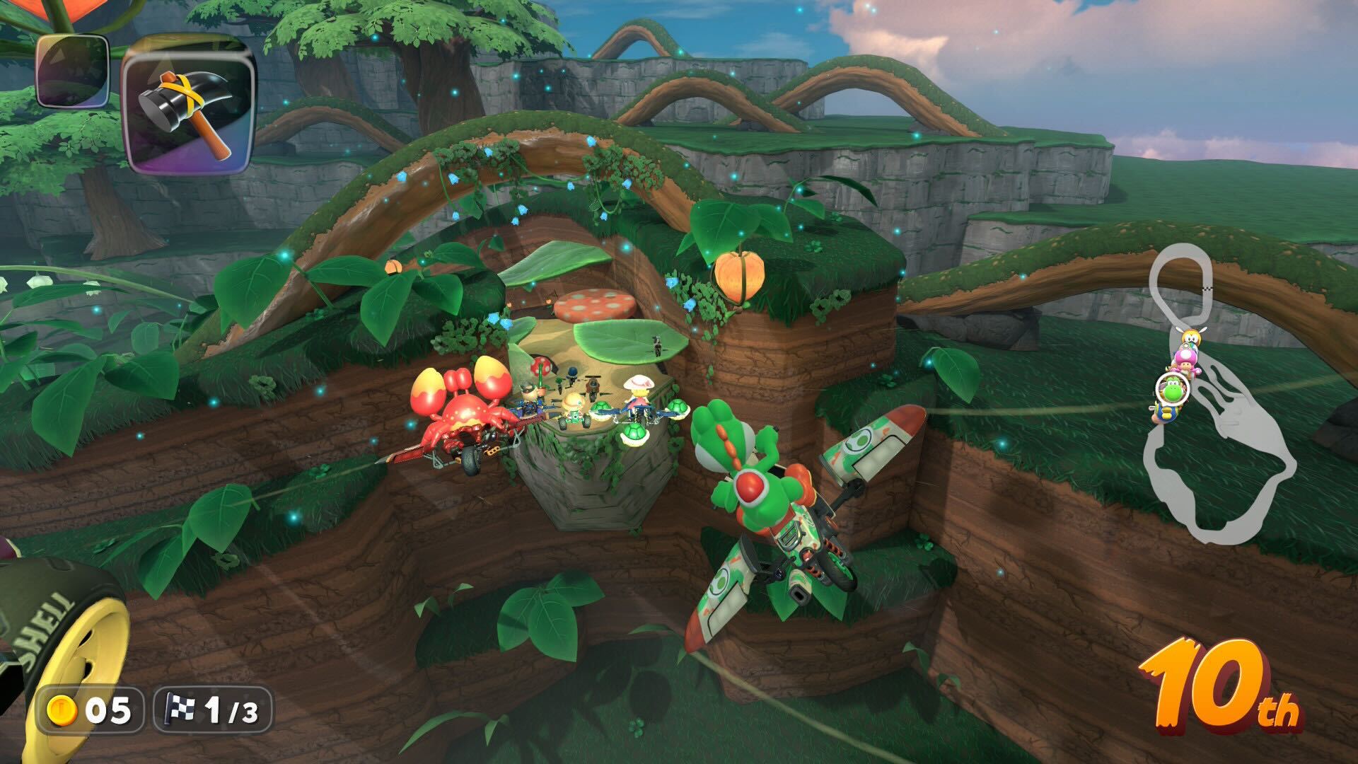 Mario Kart World Yoshi