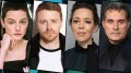 The cast of Pride and Prejudice. Photos: Emma Mcintyre/Pascal Le Segretain/Matt Holyoak/Steve Granitz. Images supplied by Netflix.