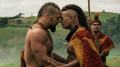 Jason Momoa and Temuera Morrison in Chief of War, premiering 1 August 2025. Image: Apple TV+. 5 best new shows.