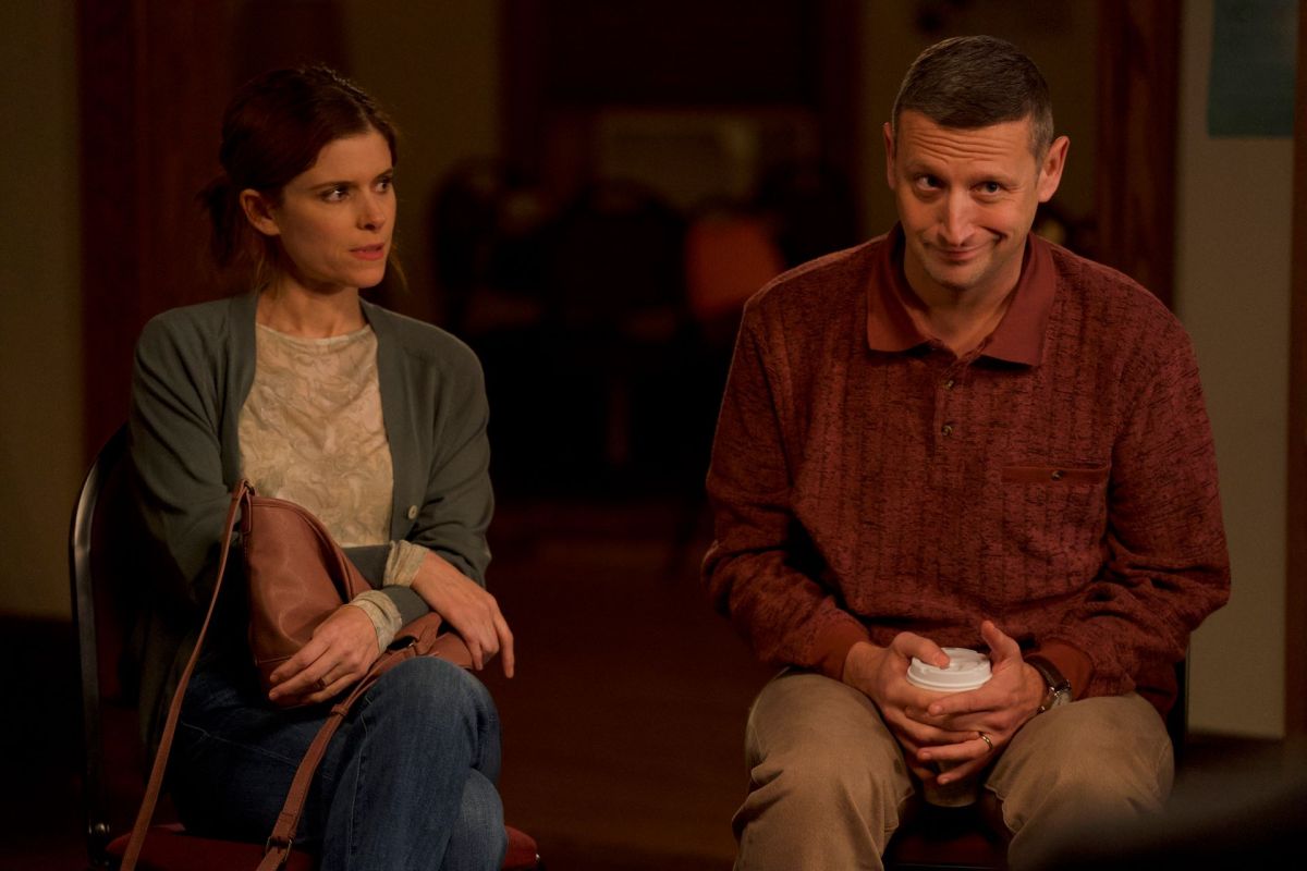 Tim Robinson And Kate Mara In Friendship. Image: A24/Paramount Pictures Australia