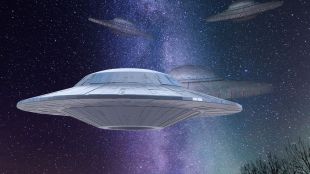 Spielberg's UFO movie comes out next year. Image: Canva