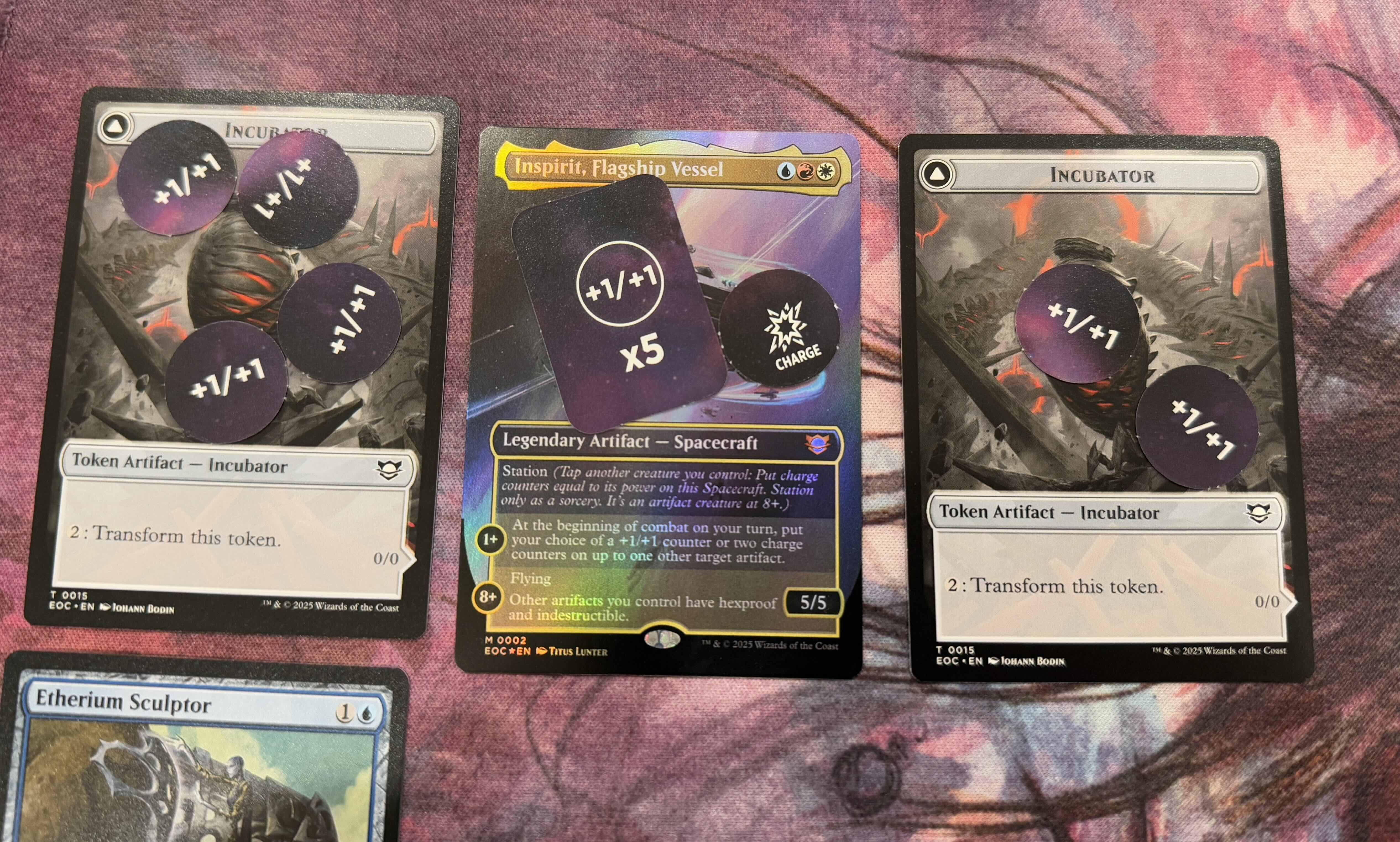 Inspirit Flagship Vessel Charge Counters