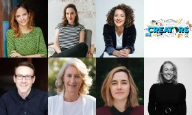 The Creators: [L-R] Tamara Asmar, Anna Barnes, Sarah Bassiuoni, Glen Dolman, Michelle Offen, Jessica Tuckwell, Monica Zanetti. Images supplied.