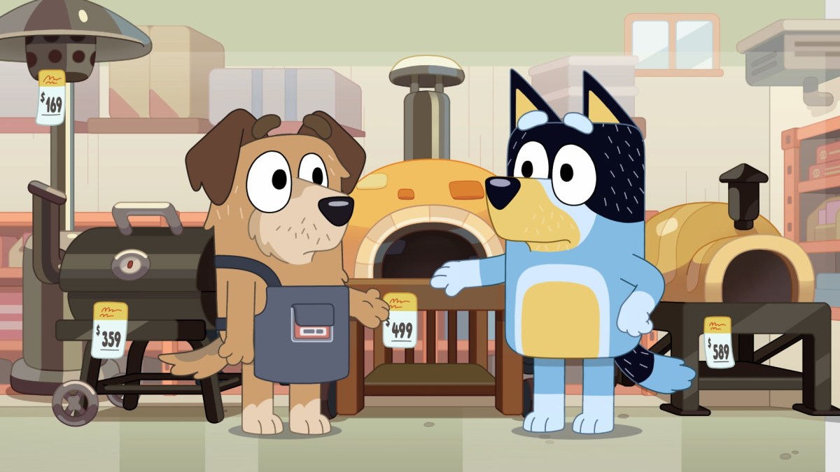 Bluey: Hammerbarn (S2 E2). Image: Abc