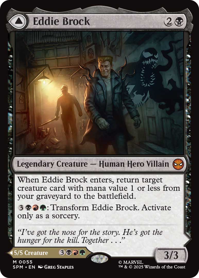 Eddie Brock. Marvel Spider-Man Set.