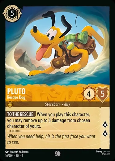 Disney Lorcana Pluto Rescue Dog