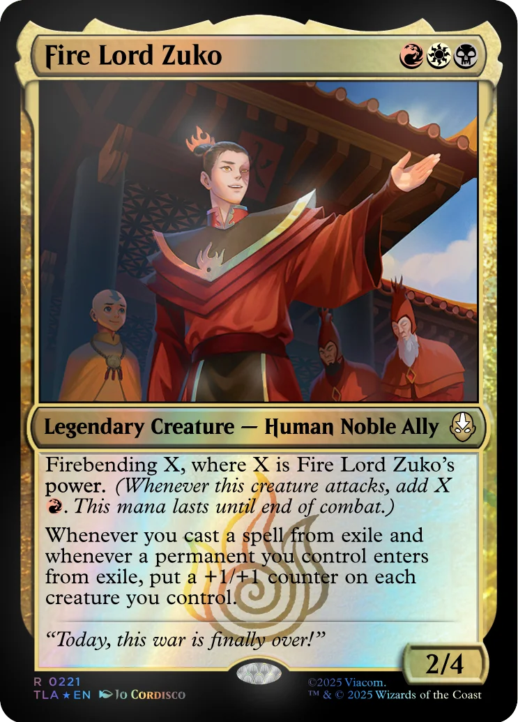 Mtg Avatar The Last Airbender Cards