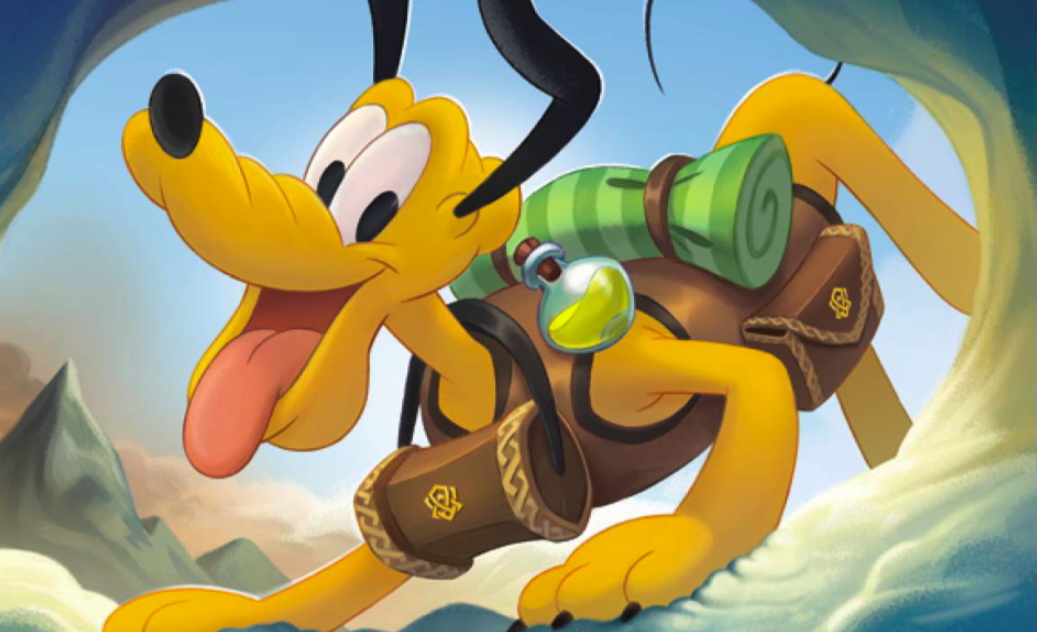 pluto rescue dog disney lorcana fabled