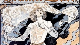 Sarah Bernhardt illustrated as Joan of Arc. Image: CC0 Public Domain