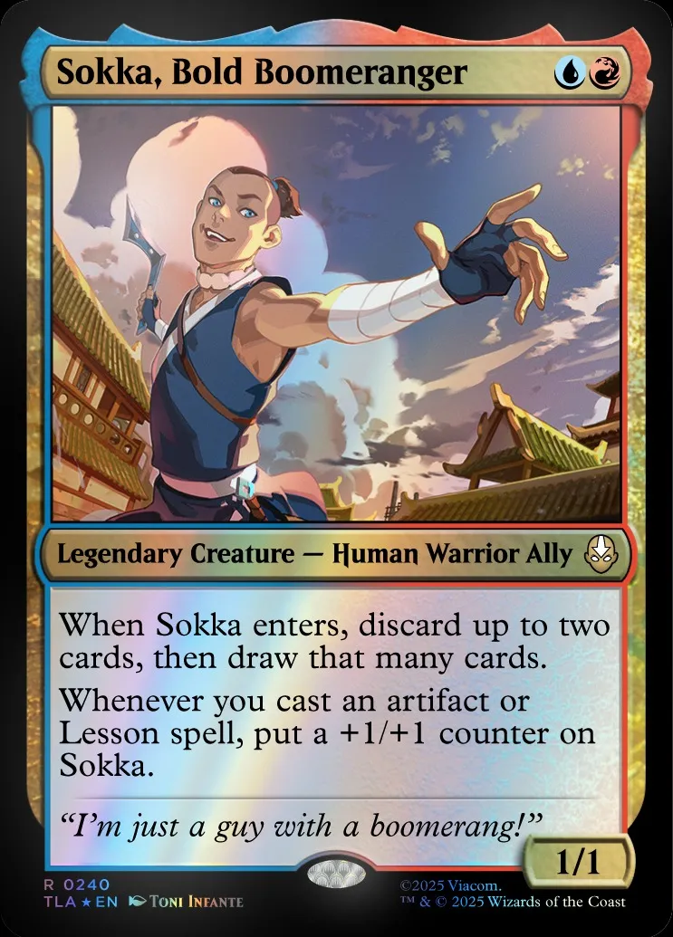 Mtg Avatar The Last Airbender Cards