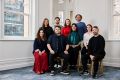 Top row L to R: Gillian Crosby, Alex Nesic, Mikhayla Dennis, Ramon Watkins, Bottom row L to R: Danielle Stamoulos, Scott Limbrick, Program Mentor Wendall Thomas, Catherine Bonny, Michael Hudson (absent Vidya Rajan). Image: VicScreen/Daniel Mahon.