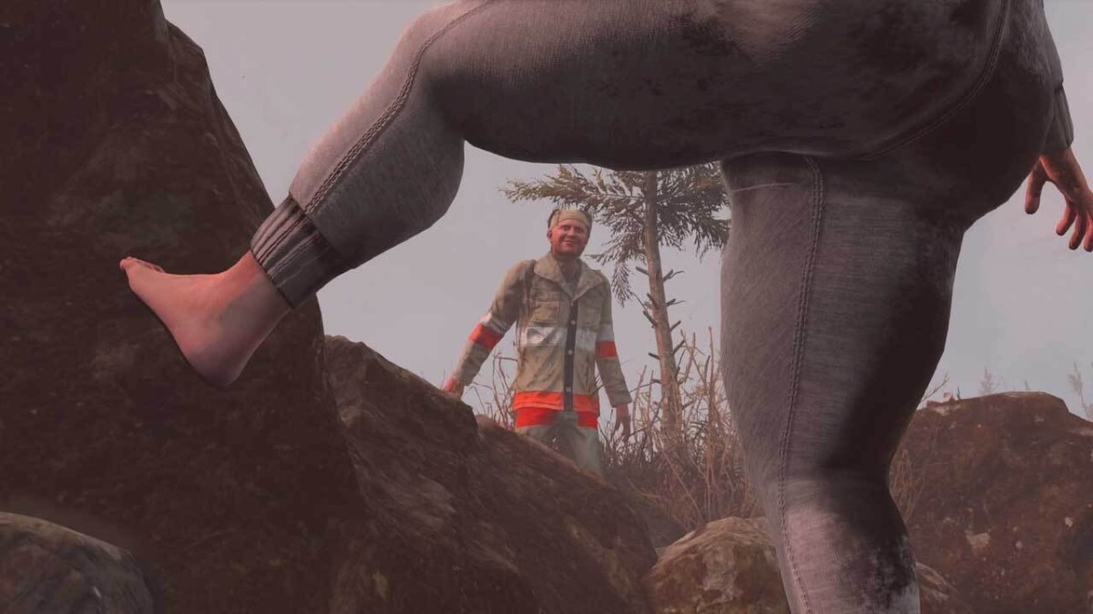 Baby Steps. Image: Devolver Digital.