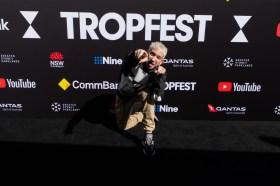 Danny Philippou at the Tropfest Launch Event. Image supplied.