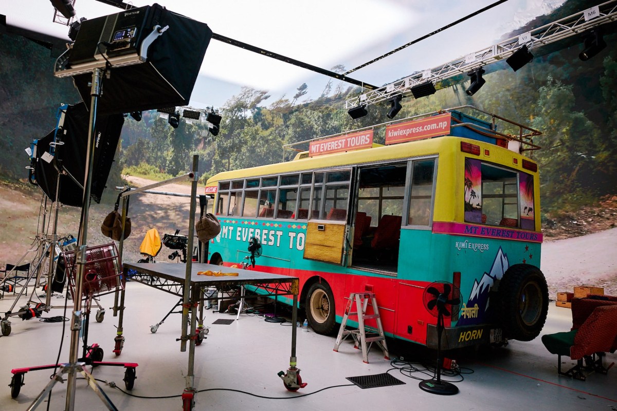 Ice Road: Vengeance, Filming In The Virtual Production Stages. Image: Dan Mahon. Courtesy Of Docklands Studios Melbourne.