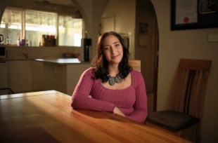 Felicity Button in The People vs Robodebt. image: Simon Morris/ SBS.