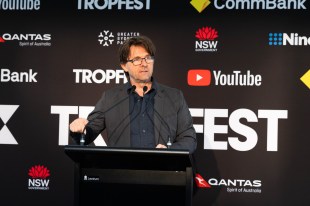 John Polson at the Tropfest Launch Event. Image supplied.