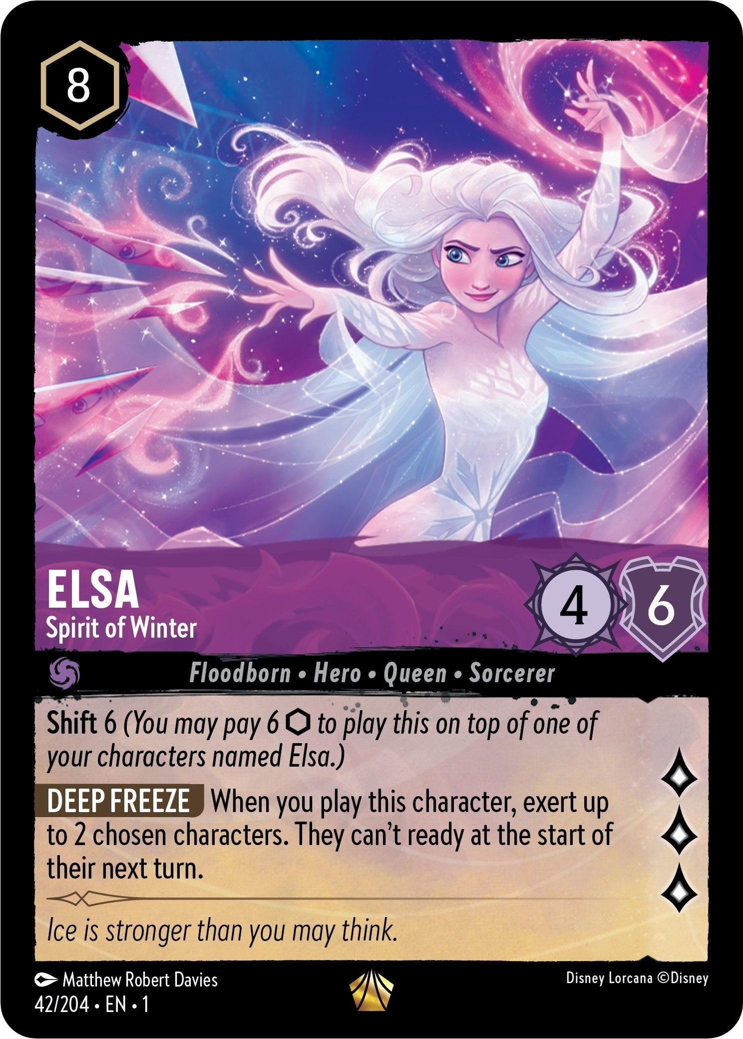 Elsa Spirit Of Winter Disney Lorcana