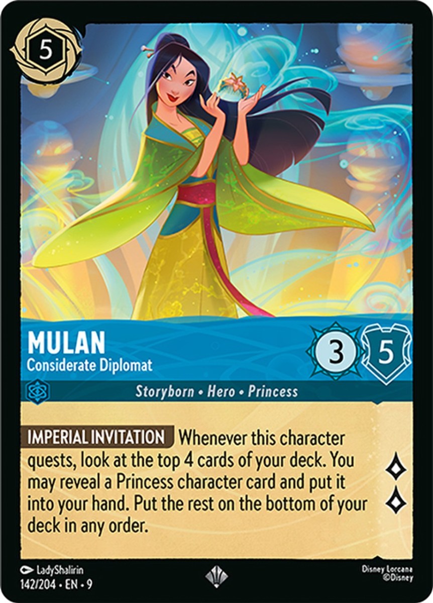 Mulan Considerate Diplomat Lorcana
